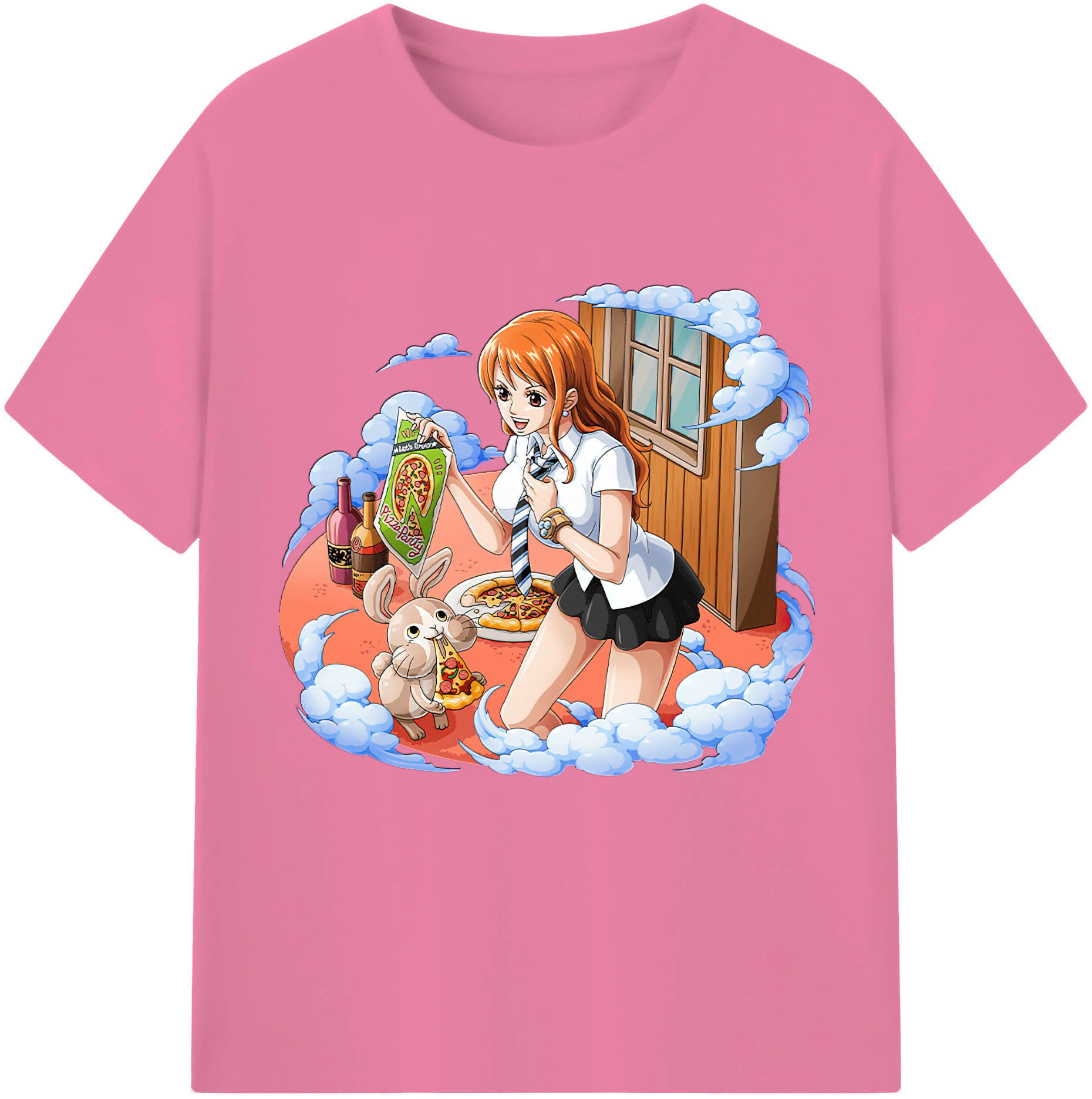 ワンピース ナミ ONE PIECE Nami 綿100％半袖Tシャツ（フロントプリント）